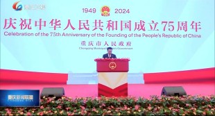 赞比亚华侨陈革受邀参加 重庆市庆祝新中国成立75周年招待会